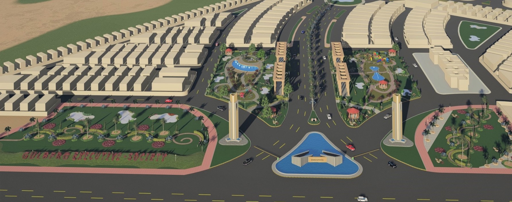 Commercial area Design By Komal Parvez