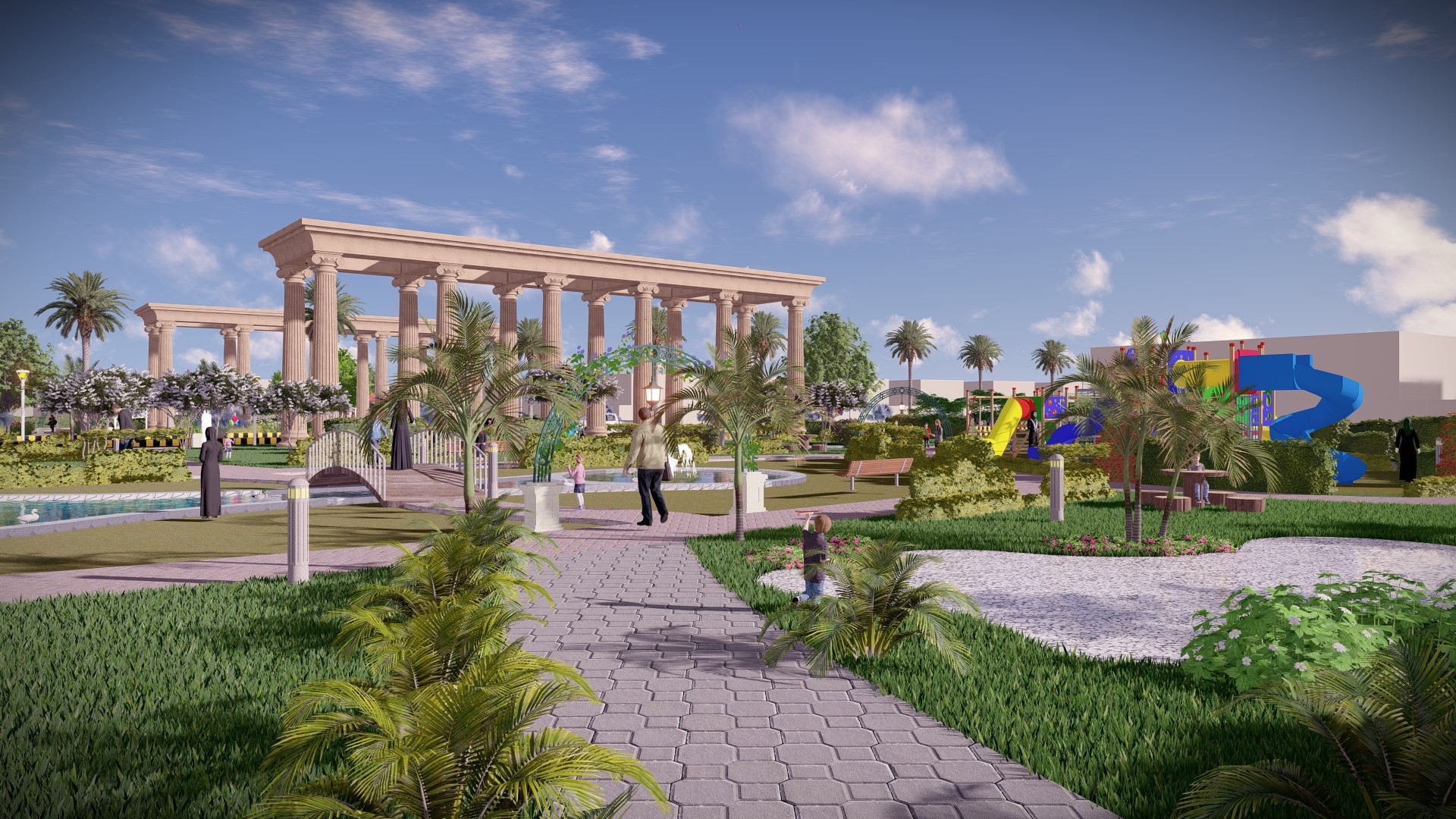 Public Park Design By Komal Parvez