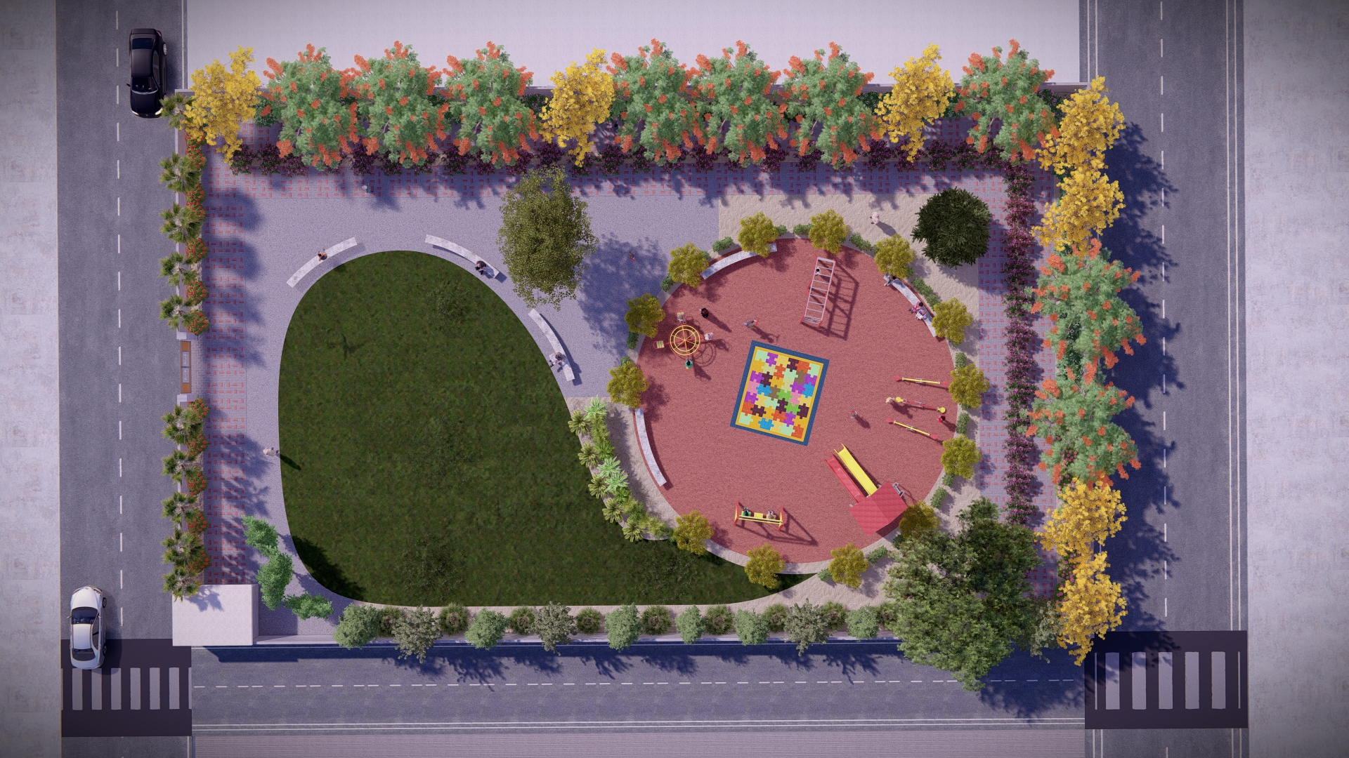 Kids Play area Design By Komal Parvez