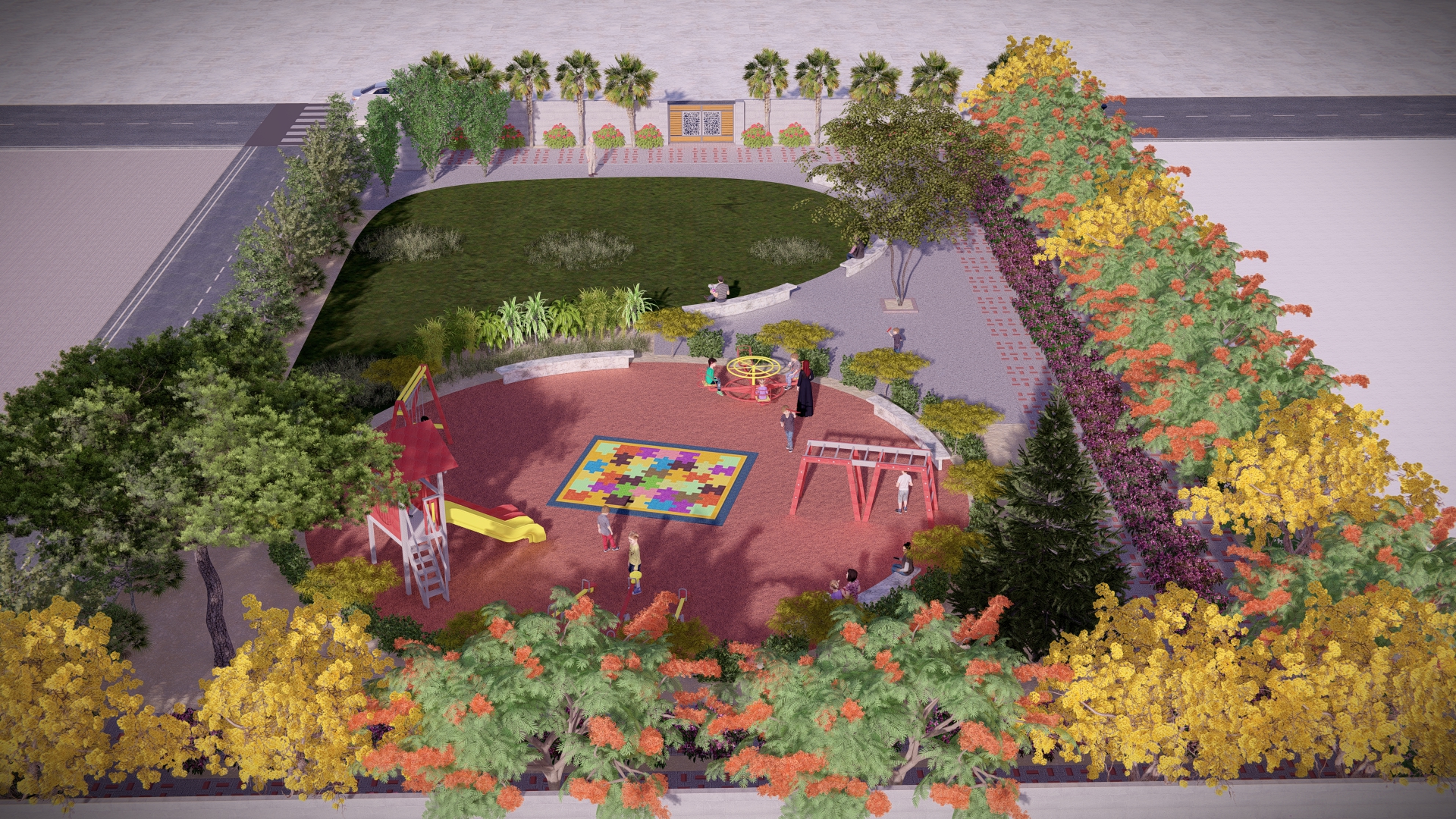 Kids Play area Design By Komal Parvez