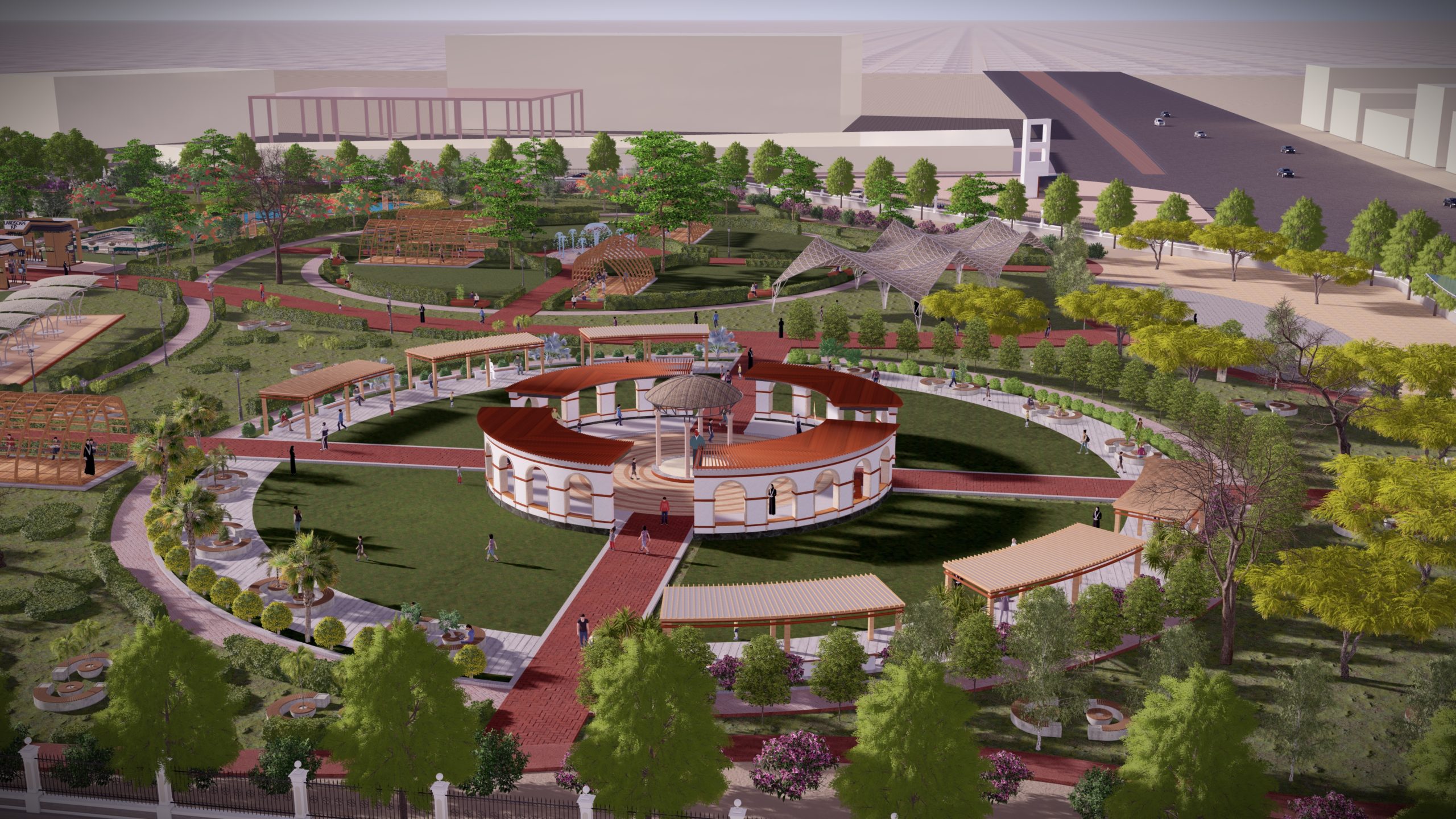 Public park Design By Komal Parvez