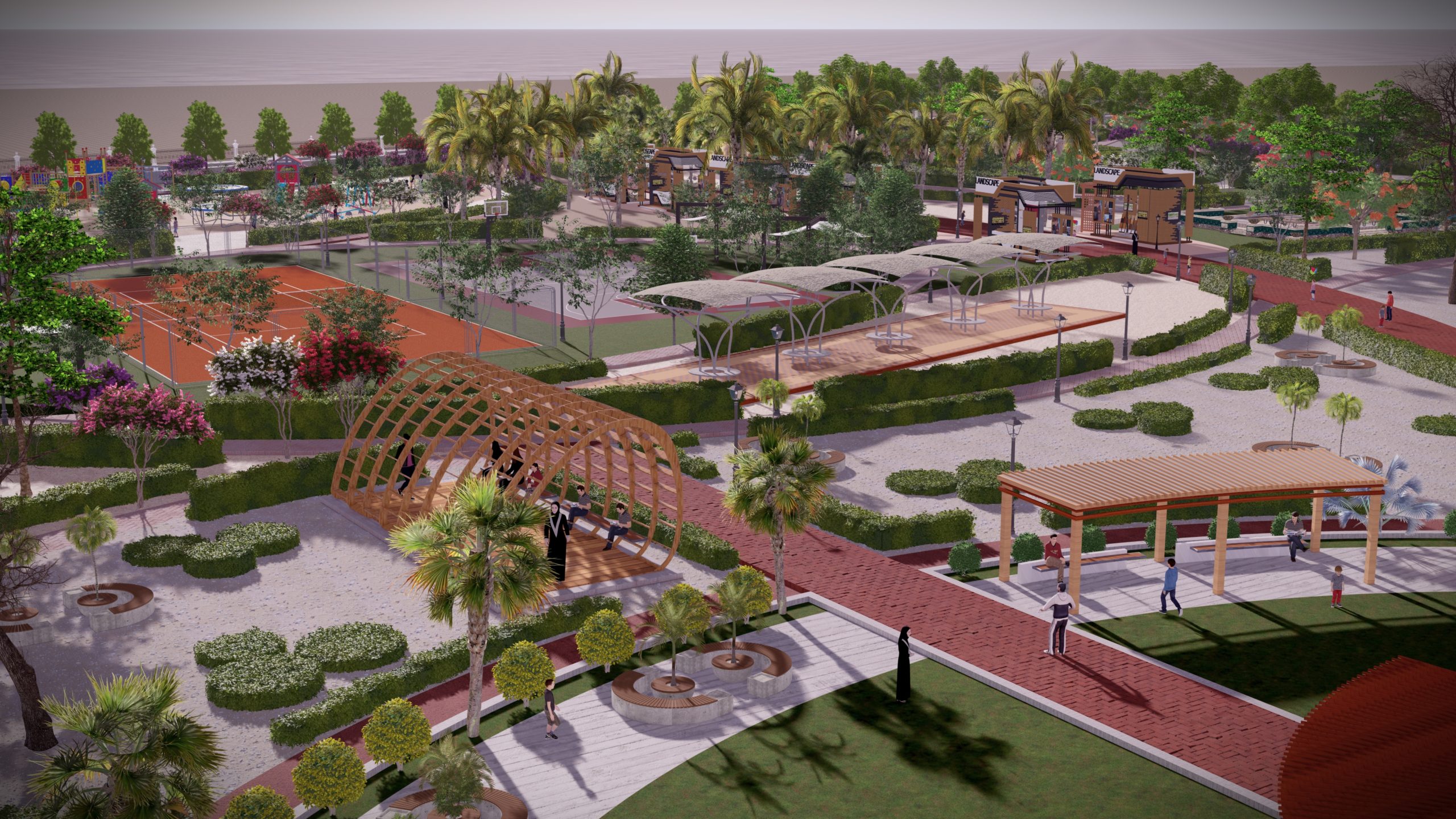 Public park Design By Komal Parvez